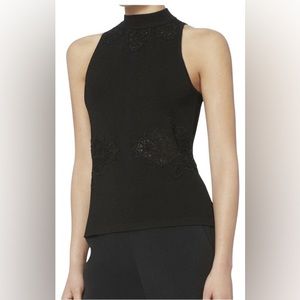 Jonathan Simkhai, size medium, mock neck black top